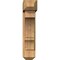 Ekena Millwork Balboa Craftsman Smooth Bracket w/ Offset Brace, Western Red Cedar, 7 1/2"W x 26"D x 34"H BKT0806X26X34BOA04SWR - alternate 2